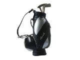 Present Time Brink Golf Pens in Golf Bag, Black