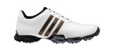 adidas Men's Powerband Grind Golf Shoe,White/Scout/White,10 M US
