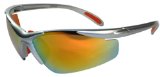 JiMarti JM01 Sunglasses for Golf, Fishing, Cycling-Unbreakable-TR90 (Silver & Orange)