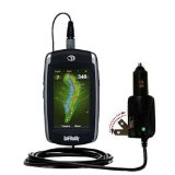 Intelligent Dual Purpose DC Vehicle and AC Home Wall Charger suitable for the Golf Buddy World Platinum - Two critical functions, one unique charger - Uses Gomadic Brand TipExchange Technology