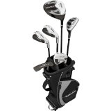Wilson Boy's Profile 10-13 Complete Golf Package Set, Black, Large (Right Hand, Steel, Junior, D, H, 2 Irons, Wedge, Putter)
