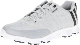 adidas Men's Crossflex Golf Shoe,Light Gray/Black/White,10.5 M US