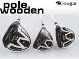 Golf Clubs--cougar CR-V Men's Black Gold Rod Head W-03