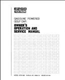 E-Z-GO 19980G1 1984-1986  Service Manual For Gas Golf Cars (GX series)