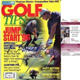 Nick Faldo Autographed Golf Tips Magazine - Autographed Golf Magazines