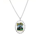 Necklace Oval Charm Golf Humor Bogie This