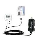 Golf Buddy VT3 compatible Gomadic Multi Port Mini DC Auto / Vehicle Charger - One Charger with connections for two devices using upgradeable TipExchange