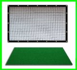 Golf Mat Golf Net Combo 9' x 10' High Velocity Impact Panel and a 4' x 6' Residential Golf Mat, Free Ball Tray/Balls/Tees/60 Min. Full Swing Training DVD/Impact Decals and Correction Guide With Every Order. Everything You Need In One Package by Dura-Pro Golf Mats and Nets. As Seen On the Golf Channel. Dura-Pro Golf Hitting Mats and Nets, Use Real Golf Balls. 8 Year UV Warranty. Dura-Pro Golf Mats Make All Other Golf Mats Obsolete. Family Owned and Operated Since 1997.